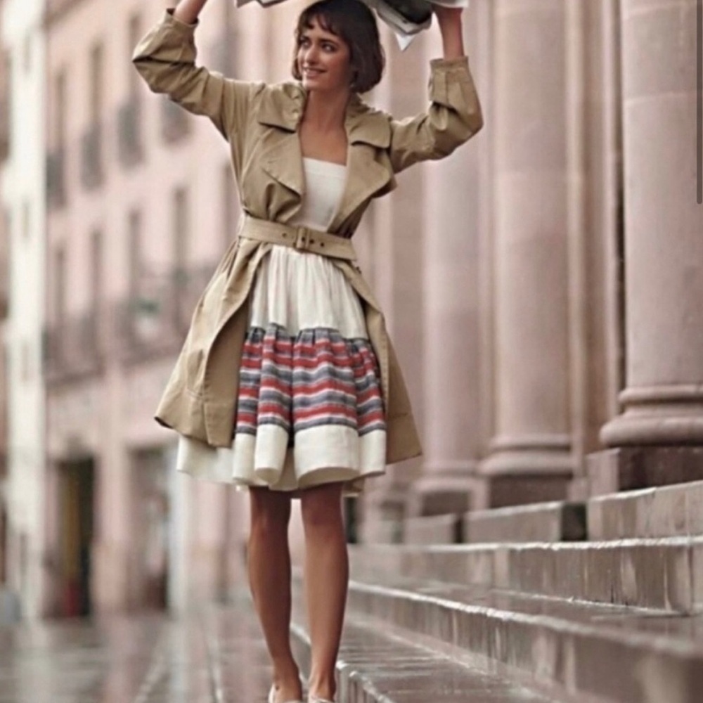 Floreat dress Anthropologie spaghetti strap fit & flear